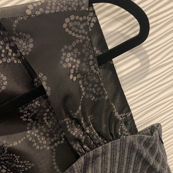 NAVE black and grey dress with metallic detail - Picture 5 of 8